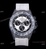 Super Clone TW Rolex DIW NTPT Carbon Daytona 7750 Watch Panda Dial